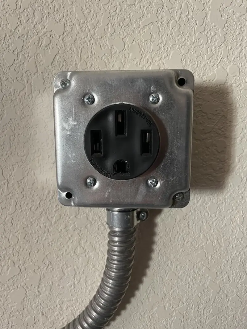 NEMA 14-50 outlet installed for Smart Home Electrical in Union City